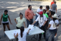 Viernes 1 de agosto del 2014. Tuxtla Gutiérrez. Deportistas muestran preocupación por el inicio de las obras de rehabilitación del Parque Deportivo Caña Hueca puesto que esta obra amenaza con afectar una de las últimas aéreas verdes de la capital de Chiap