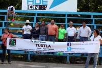 Viernes 1 de agosto del 2014. Tuxtla Gutiérrez. Deportistas muestran preocupación por el inicio de las obras de rehabilitación del Parque Deportivo Caña Hueca puesto que esta obra amenaza con afectar una de las últimas aéreas verdes de la capital de Chiap