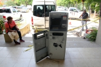 Lunes 15 de mayo del 2017. Tuxtla Gutiérrez. Los cajeros automáticos de la Secretaria de Salud de Chiapas son robados esta madrugada