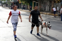 Sábado 5 de agosto del 2017. Tuxtla Gutiérrez. Esta tarde se lleva a cabo la carrera de mascotas Canrrera 2017 que asociaciones civiles organizan en la Avenida Central de esta ciudad.