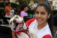 Sábado 5 de agosto del 2017. Tuxtla Gutiérrez. Esta tarde se lleva a cabo la carrera de mascotas Canrrera 2017 que asociaciones civiles organizan en la Avenida Central de esta ciudad.