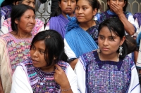 Martes 8 de abril del 2014. Tuxtla Gutiérrez. Indígenas de los parajes de San Juan Cancuc dan su versión del los hechos violentos en días pasados.