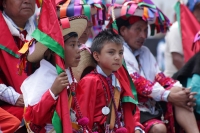 Miércoles 10 de agosto del 2016. San Juan Cancuc. Durante la Clausura del Festival Maya-Zoque-Chiapaneca.