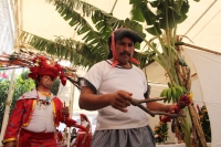 Lunes 30 de enero del 2017. Tuxtla Gutiérrez. La Virgen de Candelaria. La comunidad Zoque se reúne desde la madrugada para iniciar el recorrido de las tres Vírgenes de Copoya las cuales recorren bailando y gritando vivas acompañados de los sones tradicion
