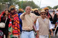 Lunes 30 de enero del 2017. Tuxtla Gutiérrez. La Virgen de Candelaria. La comunidad Zoque se reúne desde la madrugada para iniciar el recorrido de las tres Vírgenes de Copoya las cuales recorren bailando y gritando vivas acompañados de los sones tradicion