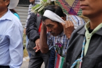 Lunes 30 de enero del 2017. Tuxtla Gutiérrez. La Virgen de Candelaria. La comunidad Zoque se reúne desde la madrugada para iniciar el recorrido de las tres Vírgenes de Copoya las cuales recorren bailando y gritando vivas acompañados de los sones tradicion