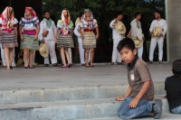 Domingo 14 de julio del 2019. Tuxtla Gutiérrez. El grupo de danza que representará a Chiapas el día 28 de este mes en el Festival Zacatecas Del Folclor Internacional 2019 esta mañana en su ensayo previo en el Teatro de la Ciudad Emilio Rabasa