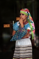 Domingo 14 de julio del 2019. Tuxtla Gutiérrez. El grupo de danza que representará a Chiapas el día 28 de este mes en el Festival Zacatecas Del Folclor Internacional 2019 esta mañana en su ensayo previo en el Teatro de la Ciudad Emilio Rabasa