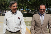 Viernes 30 de agosto del 2013. Tuxtla Gutiérrez. El ingeniero Cuauhtémoc  Cárdenas durante su visita a la UNACH.