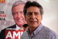 Lunes 2 de julio del 2018. Tuxtla Gutiérrez. Carlos Morales Vázquez, de los partidos MORENA-PT y PES logra alcanza el primer lugar en las votaciones para la presidencia municipal de la capital del estado de Chiapas.