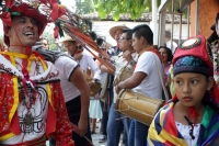 Sábado 2 de marzo del 2019. Tuxtla Gutiérrez. Los danzantes tradicionales de la Comunidad Zoque realizan el recorrido ritual los diferentes bailes correspondientes al Carnaval en el lado poniente norte de la ciudad.