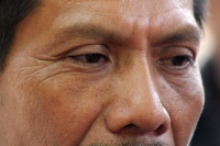 Viernes 7 de agosto del 2015. Tuxtla Gutiérrez. Desplazados de Venustiano Carranza exigen a las autoridades estatales el cumplimiento de las minutas de trabajo sostenidas para el cumplimiento de las indemnizaciones de las familias afectadas por los hechos