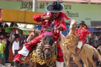 Lunes 19 de enero del 2014. Venustiano Carranza. Los indígenas tsotsiles de La Antigua San Bartolome de los Llanos (Venustiano Carranza) recorren en procesión las calles principales de esta comunidad de la depresión central de Chiapas para posteriormente 