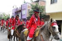 Martes 19 de enero del 2016. Venustiano Carranza. Los Carrerantes. El recorrido que se realiza a las iglesias de San Pedro y San Sebastián por los indígenas tsotsiles llena de colorido las calles de la localidad conocida como La Antigua San Bartolomé de l
