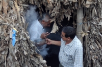 Lunes 8 de diciembre del 2014. Tuxtla Gutiérrez. El ceremonial conocido como La Siembra es realizado como un ritual adivinatorio del proceso de cosecha del año entrante dentro del complejo sistema de creencias de los indígenas zoques de la depresión centr