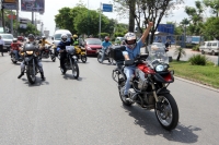 Lunes 13 de julio del 2015. Tuxtla Gutiérrez. Elecciones 2015. Los motociclistas de la capital del estado de Chiapas conforman las brigadas de Caza-mapaches con la intención de cuidar de manera pacífica el proceso electoral de la próxima semana donde se e