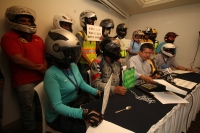 Lunes 13 de julio del 2015. Tuxtla Gutiérrez. Elecciones 2015. Los motociclistas de la capital del estado de Chiapas conforman las brigadas de Caza-mapaches con la intención de cuidar de manera pacífica el proceso electoral de la próxima semana donde se e