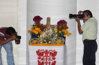 Miércoles 30 de octubre del 2013. Tuxtla Gutiérrez. Aspectos de la presentación del material fonográfico Que Viva el Mequé, que recopila la música tradicional Zoque de la Mayordomía del Rosario de Tuxtla.