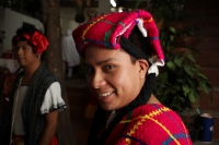 Martes 13 de enero del 2015. Chiapa de Corzo. Durante la segunda salida de Chuntaes, los danzantes recorren las calles personificando y satirizando personajes públicos para llenar las calles de alegría y colorido en el inicio en la Fiesta Grande de Chiapa