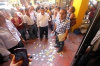 Lunes 25 de mayo del 2015. Tuxtla Gutiérrez. Desbandada al interior del PRD esta mañana en la capital de Chiapas.