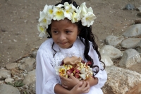 Viernes 19 de abril del 2019. Chiapa de Corzo. Los chamales. Las ofrendas de flores son primordiales durante las festividades del Viacrucis en la ciudad de la ribera del Rio Grande de Chiapas.