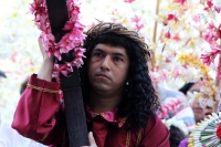 Viernes 3 de abril del 2015. Chiapa de Corzo. Viacrucis. Los Chamales y Ramilletes son als ofrendas elaboradas con flor de mayo que se elaboran en las fiestas patronales de esta comunidad de la ribera del Grijalva.