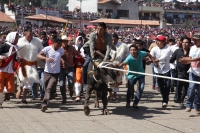 Miércoles 10 de febrero del 2016. San Juan Chamula. La ceremonia del Kinta Jimultik o Fuego Nuevo es la celebración que los indígenas tsotsiles realizan al inicio de la cuaresma donde los rituales costumbristas asombran a los visitantes de esta localidad 
