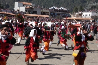 Miércoles 10 de febrero del 2016. San Juan Chamula. La ceremonia del Kinta Jimultik o Fuego Nuevo es la celebración que los indígenas tsotsiles realizan al inicio de la cuaresma donde los rituales costumbristas asombran a los visitantes de esta localidad 