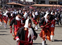 Miércoles 10 de febrero del 2016. San Juan Chamula. La ceremonia del Kinta Jimultik o Fuego Nuevo es la celebración que los indígenas tsotsiles realizan al inicio de la cuaresma donde los rituales costumbristas asombran a los visitantes de esta localidad 