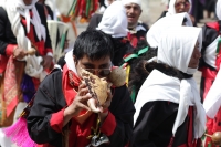 Miércoles 10 de febrero del 2016. San Juan Chamula. La ceremonia del Kinta Jimultik o Fuego Nuevo es la celebración que los indígenas tsotsiles realizan al inicio de la cuaresma donde los rituales costumbristas asombran a los visitantes de esta localidad 