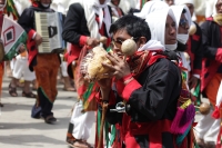 Miércoles 10 de febrero del 2016. San Juan Chamula. La ceremonia del Kinta Jimultik o Fuego Nuevo es la celebración que los indígenas tsotsiles realizan al inicio de la cuaresma donde los rituales costumbristas asombran a los visitantes de esta localidad 