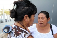 Jueves 6 de febrero del 2014. Tuxtla Gutiérrez. Familiares del migrante conocido como El Chancha desaparecido en la costa de Chiapas llegan este medio día a las instalaciones de la Secretaria de Relaciones exteriores en este estado del sureste de México d