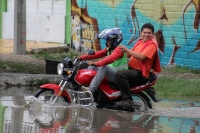 Miércoles 10 de junio del 2015. Tuxtla Gutiérrez. Charcos y afectaciones en calles y avenidas por las intensas lluvias de las últimas horas