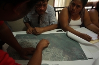 Lunes 3 de octubre del 2016. Tuxtla Gutiérrez. Habitantes de Chiapa de Corzo hablan de los diversos problemas que afectan a la comunidad de la ribera del Rio Grande.
