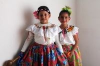 Sábado 14 de enero del 2017. Chiapa de Corzo. Las Chuntá son personajes vestidos a la usanza de las mujeres indígenas de la de presión central de Chiapas quienes recorren las calles de esta colonial ciudad de la ribera del rio Grijalva gritando vivas y ba
