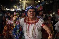 Sábado 14 de enero del 2017. Chiapa de Corzo. Las Chuntá son personajes vestidos a la usanza de las mujeres indígenas de la de presión central de Chiapas quienes recorren las calles de esta colonial ciudad de la ribera del rio Grijalva gritando vivas y ba