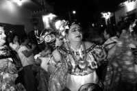 Lunes 8 de enero del 2018. Chiapa de Corzo. Las Chuntá o Chuntaes recorren las calles durante la llamada Fiesta Grande de Chiapa donde se festejan los santos patrones de la colonial ciudad de la ribera del Grijalva