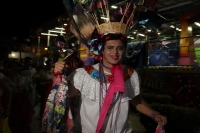 Domingo 10 de diciembre del 2016. Chiapa de Corzo. El grupo de estudiantes y maestros del CONALEP-Chiapa de Corzo, realiza el tradicional recorrido de Chuntaes por las principales calles y ermitas de esta colonial ciudad de la ribera del Rio Grijalva.