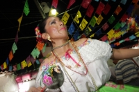 Domingo 10 de diciembre del 2016. Chiapa de Corzo. El grupo de estudiantes y maestros del CONALEP-Chiapa de Corzo, realiza el tradicional recorrido de Chuntaes por las principales calles y ermitas de esta colonial ciudad de la ribera del Rio Grijalva.