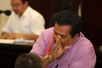 Jueves 5 de diciembre del 2013. Tuxtla Gutiérrez. El diputado local Jesús Alejo Orantes acusa a sus compañeros de las bancadas priistas de haber participado en el desfalco de la administración anterior en el estado de Chiapas.