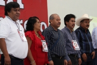 Viernes 1 de agosto del 2014. Tuxtla Gutiérrez. La dirigencia estatal de la CIOAC