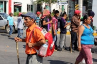 Jueves 19 de enero del 2017. Tuxtla Gutiérrez. Durante el tercer día consecutivo de protestas del MOCRI-CNPA-MN en las calles del oriente de la ciudad.