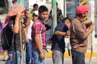 Jueves 19 de enero del 2017. Tuxtla Gutiérrez. Durante el tercer día consecutivo de protestas del MOCRI-CNPA-MN en las calles del oriente de la ciudad.