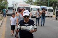 Viernes 15 de junio del 2018. Tuxtla Gutiérrez. La entrada del oriente de la ciudad permanece bloqueada hasta el mediodÃÂa por las organizaciones del movimiento magisterial mientras que las diferentes regionales bloquean las casetas de cobro y continúan Viernes 15 de junio del 2018. Tuxtla Gutiérrez. La entrada del oriente de la ciudad permanece bloqueada hasta el mediodÃÂa por las organizaciones del movimiento magisterial mientras que las diferentes regionales bloquean las casetas de cobro y continúan