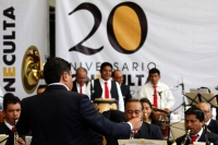 Martes 13 de diciembre del 2016. Tuxtla Gutiérrez. El CONECULTA-Chiapas (Consejo Estatal de las Culturas y las Artes) cumple 20 años desde su creación y realiza este festejo con el Ensamble Musical del Corredor Tarumba con la Marimba Orquesta Claro de Lun