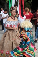 Jueves 12 de septiembre del 2019. Tuxtla Gutiérrez. Las escuelas de bachillerato realizan las tertulias previas de las fiestas patrias a unos días de que inicien los festejos patrios en Chiapas.