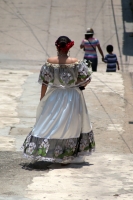 20230618. Chiapa de Corzo. La Danza del ColibrÃ­,  Burrioncito, es realizada esta maÃ±ana recorriendo la ruta de las ceibas en esta comunidad de la ribera del Grijalva.