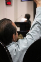 Martes 7 de abril del 2015. Tuxtla Gutiérrez. A pesar de la falta de la mayoría de los diputados del Congreso local la discusión en torno a las disposiciones en materia de disciplina financiera en las entidades y municipios derivo en la polémica entre los