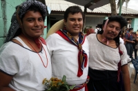 Martes 14 de octubre del 2014. Tuxtla Gutiérrez. Las fiestas patronales de la Virgen del Rosario se llevan a cabo durante la octava de la advocación de María por la mayordomía y priostería de la comunidad Zoque cuando las Vírgenes (Candelaria, María de Ol