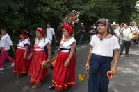 Martes 14 de octubre del 2014. Tuxtla Gutiérrez. Las fiestas patronales de la Virgen del Rosario se llevan a cabo durante la octava de la advocación de María por la mayordomía y priostería de la comunidad Zoque cuando las Vírgenes (Candelaria, María de Ol